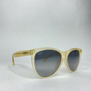 Maui Jim Glory Glory MJ 833-24S Cat Eye Milky Almond Sunglasses Polarized 3010c